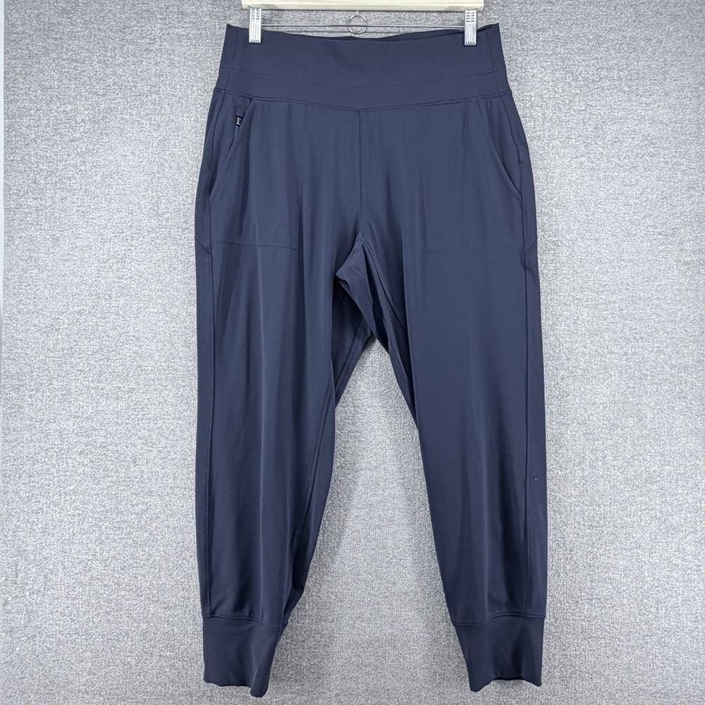Athleta Venice Jogger Pants Women Size Large Blue Activewear